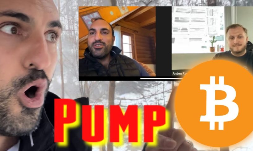 BITCOIN TRADES WILL BREAK TODAY!!! (pump) & INTERVIEW WITH COINWEB $CWEB
