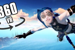 360° SKYDIVING in VIRTUAL REALITY with JINX!
