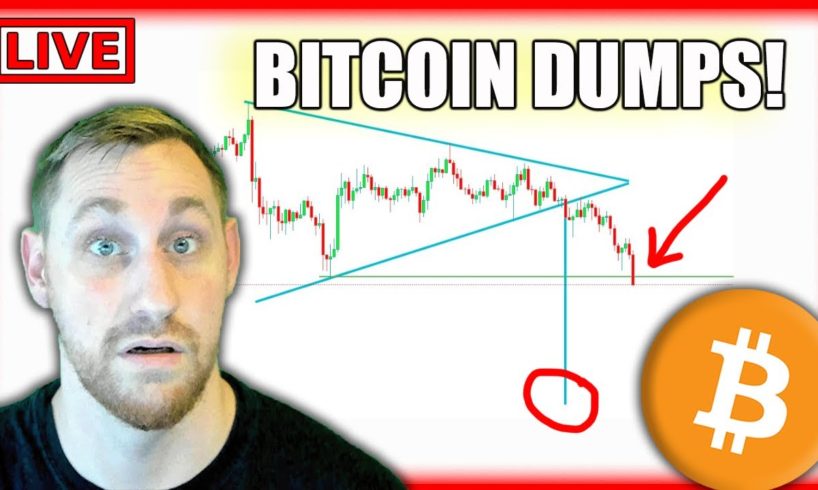 BITCOIN DUMPS OUT OF TRIANGLE! (Still Following Fractal)