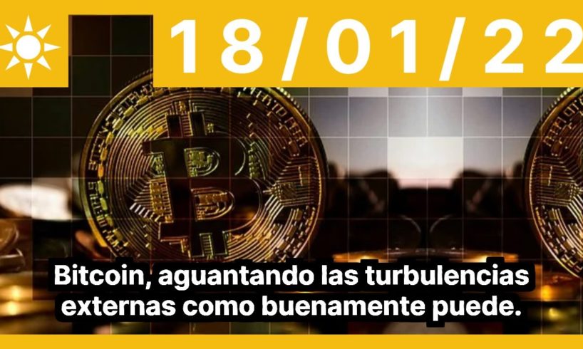 Bitcoin, aguantando las turbulencias externas como buenamente puede.