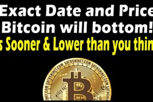 Exact date & price bitcoin will bottom! It's sooner & lower than you think!