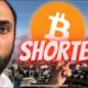 BITCOIN FREE FALL ABOUT TO HAPPEN!! I'M SHORTING!!!