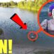 you won't believe what my drone caught on camera at clown lake (it's living in the water)