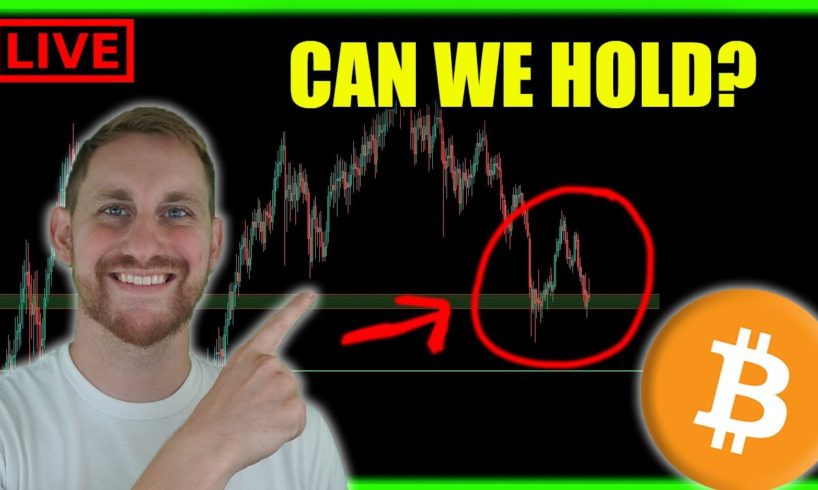 CAN BITCOIN HOLD THE LINE! (IMPORTANT SPOT)