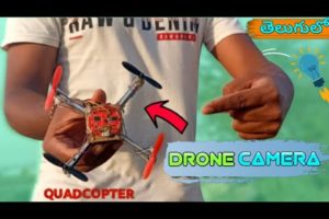 How to make a drone camera telugu || camera drone