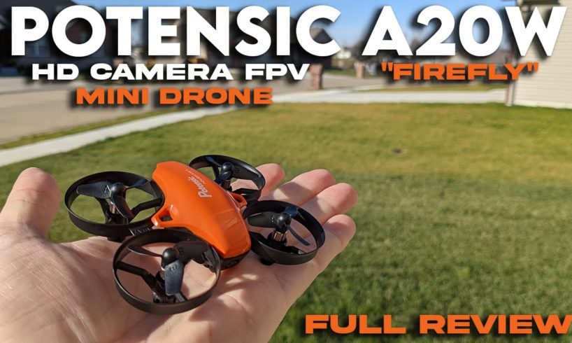 Potensic A20W Firefly HD Camera FPV Mini Drone Review