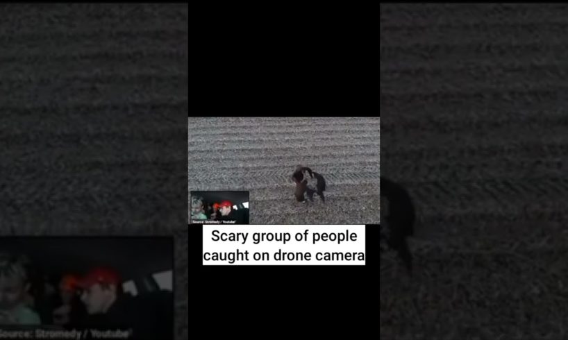 Scary people caught on drone camera#creepy #scary #drone #shorts