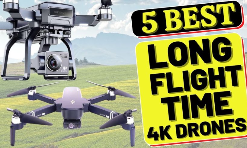 Top 5: Best Long Flight Time 4K Drones With Camera 2022 💥