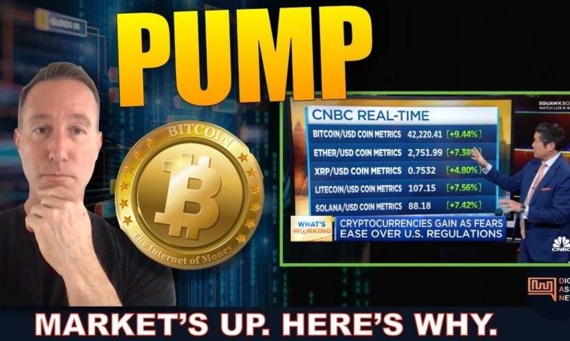 BITCOIN PUMP MONDAY. HERE’S WHY.