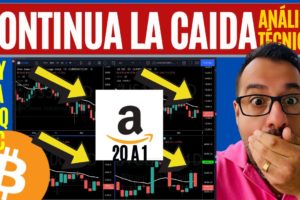 BITCOIN  Y ACCIONES CAYENDO PERO AMAZON BUENAS NOTICIAS SPLIT 20 A 1 03-10-22