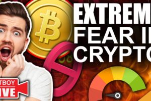 Crypto FEAR & GREED Index Showing EXTREME FEAR (3rd LARGEST Bitcoin Whale Buying)