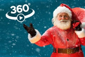 Virtual reality 360°: Balloon Ride with Santa Claus!