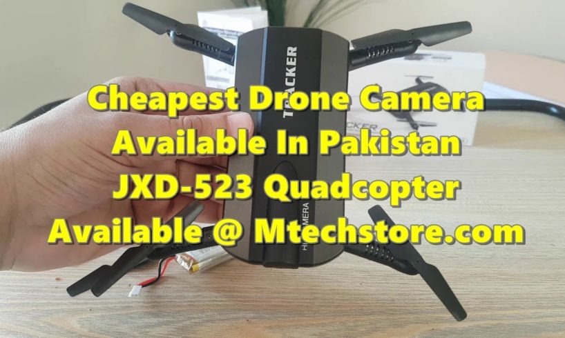 Drone Camera Quad Copter JXD-523 Selfie Tracker URDU/HINDI Review M-Tech