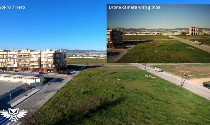 Drone camera comparison with gimbal and without #drone #gimbal #4k #gopro #fimi #x8 #2020