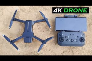 Foldable Drone with 4K HD Dual Camera Wi-Fi FPV RC Drone Altitude Hold & Headless Mode Quadcopter