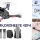 GPS Drones with Camera for Adults 4K,DRONEEYE 4DF4 HD 2-Axis gimbal Anti-shake FPV Live Video,