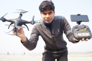 Wifi Camera Drone Under 5000 Rupees | 2.4Ghz 6 axis Gyro 4ch RC Drone | Unboxing & Testing |