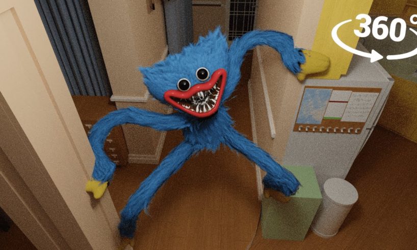 360° Huggy Wuggy Breaks into Your House in real life!