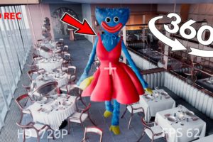 VR 360° Huggy Wuggy in a RED dress / Date in a restaurant!