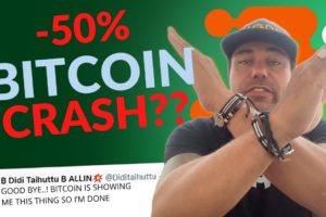 NO!!! IS BITCOIN PREPARING A 50% CRASH.......???