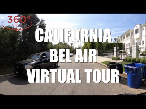 BEL AIR 360° VIRTUAL REALITY INTERACTIVE IMMERSIVE TOUR CALIFORNIA 4K FRESH PRINCE WILL SMITH