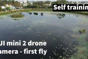 Our New DJI mini 2 drone Camera | Self Training Drone camera | Thamaraikulam drone view - twin pond