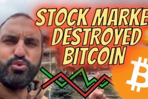 STOCK MARKET DESTROYED BITCOIN RIGHT NOW