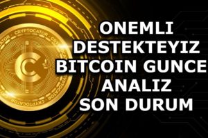 ONEMLI DESTEKTEYIZ / BITCOIN GUNCEL ANALIZ / SON DURUM