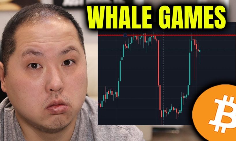 BITCOIN HOLDERS...DON'T FALL FOR WHALE GAMES