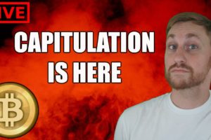 BITCOIN LIVE: Capitulation is Here, Why this EXCITES Me