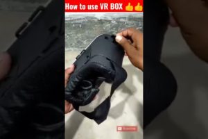 How to use a VR BOx with mobile phone | VR BOX Gadgets unboxing and review #shorts #gadgets#ytshorts