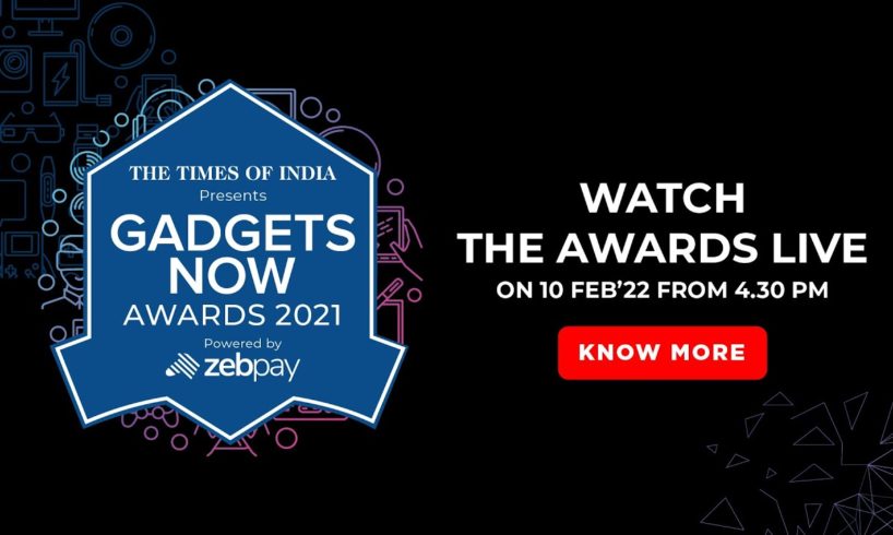 Times of India Gadgets Now Awards 2021