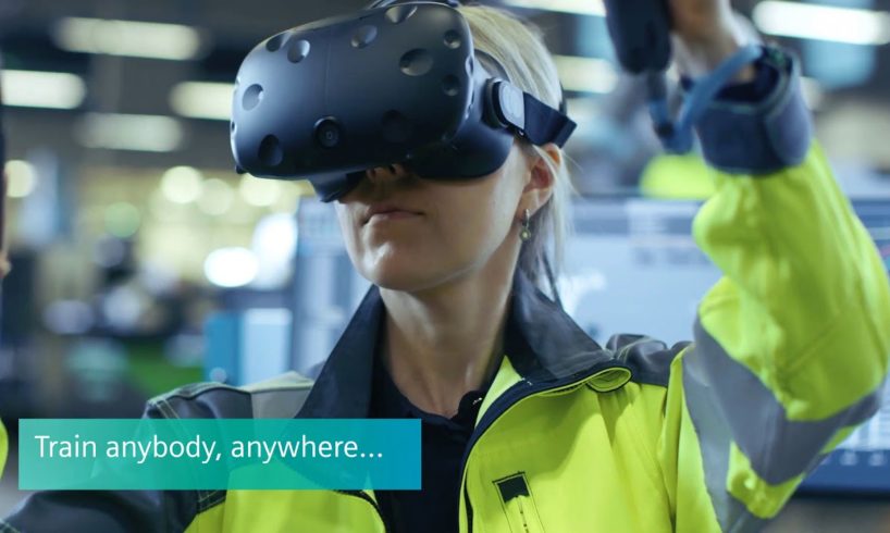 Virtual Reality training with Siemens