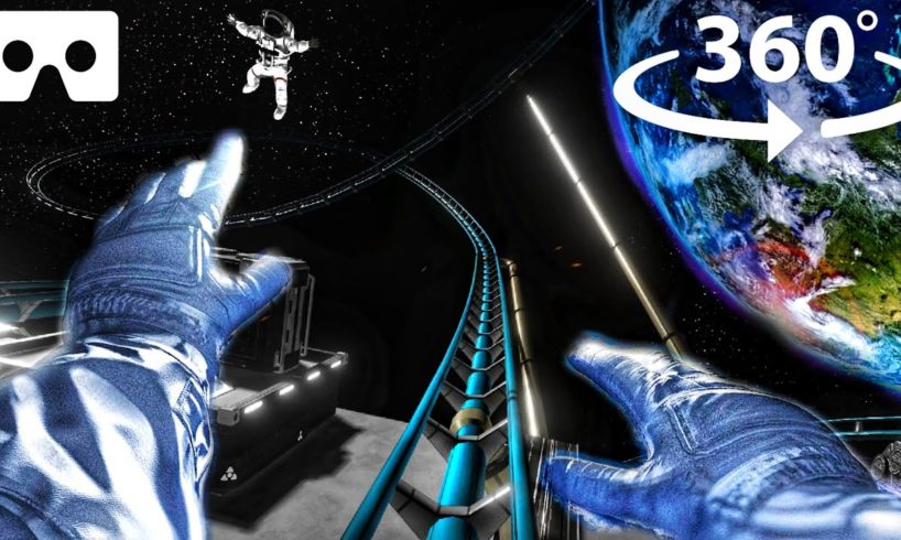 360° Epic Roller Coaster in SPACE! Virtual Reality