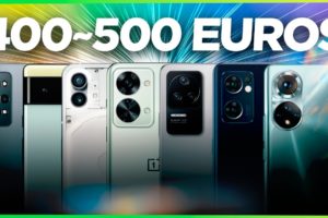 TOP MEJORES smartphones de 400 a 500 EUROS (2022)