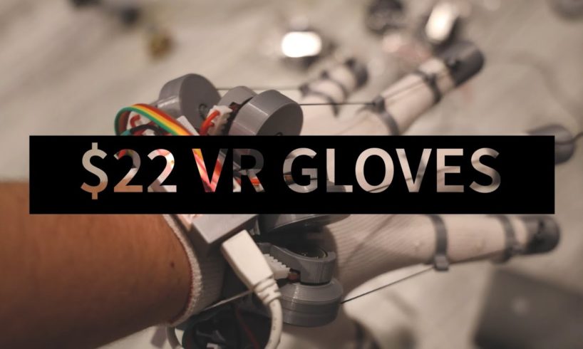I made $22 Virtual Reality Gloves.