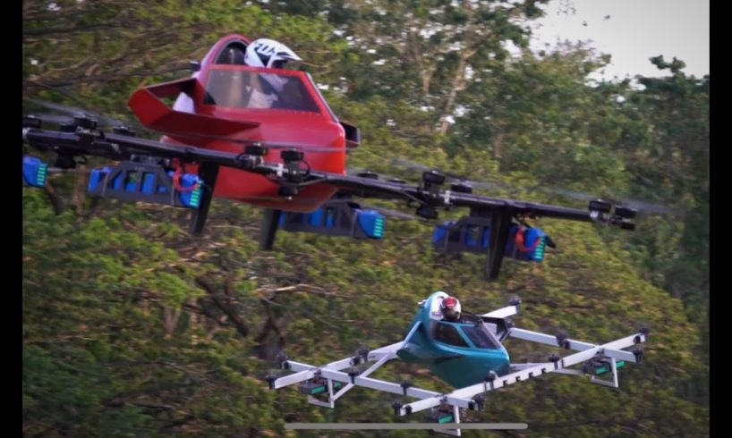 Worlds First Manned Drone Racing Flyingcar