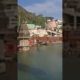 drone camera 📸 view of ganga river Haridwar Uttarakhand #haridwar #shorts
