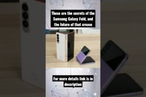 These are the secrets of the Samsung Galaxy Fold, and the future of that crease #shorts