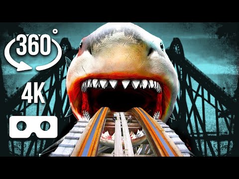 360 Video: Shark VR Roller Coaster!