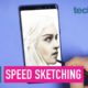 Samsung Galaxy Note 8 speed sketching