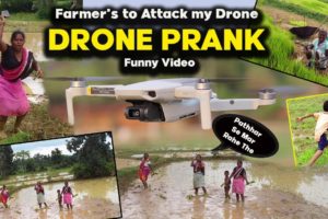Drone Prank Video ll They Tried to Attack my Drone ll Very Funny Video Watch till The End