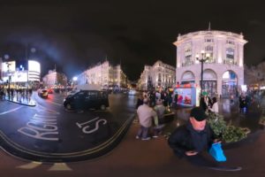 360 VR view of London's Oxford Street Christmas Lights 2022
