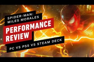 Spider-Man: Miles Morales PC vs PS5 vs Steam Deck Performance Review