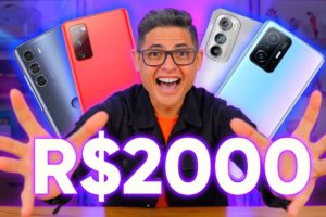 TOP 4 SMARTPHONES NA FAIXA DE R$2000 REAIS PARA COMPRAR NESSA BLACK FRIDAY 2022!