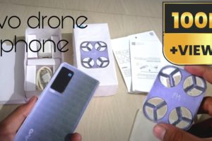 cardboard vivo drone phone unboxing || first drone phone| fake homemade phone | best camera phone||