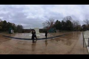 Arlington Cemetery Changing of the Guard in 360 degree Virtual Reality view.