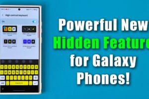 Powerful New Hidden Feature for All Samsung Galaxy Smartphones (S22 Ultra, Fold 4, etc)