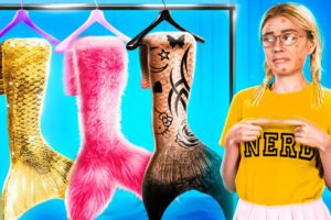 From Nerd to Popular Mermaid! Extreme Makeover Hacks and Gadgets