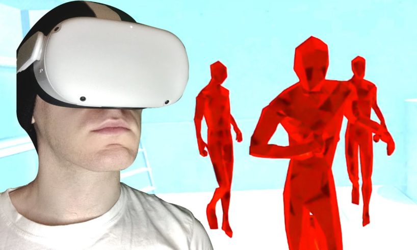 First Time Playing VR Games!! Meta Quest 2 Superhot VR is UNREAL!!